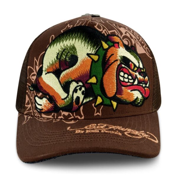 Ed Hardy Bulldog Trucker Hat