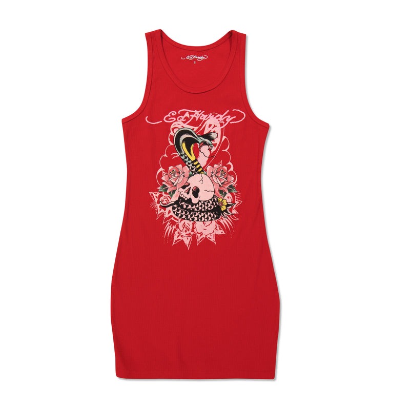 Ed Hardy Cobra Rib Tank Dress