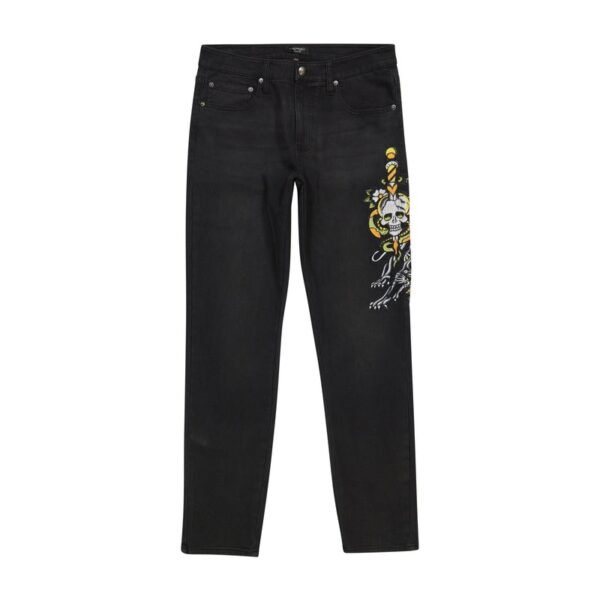 Ed Hardy Dagger Skull Slim Taper Jean