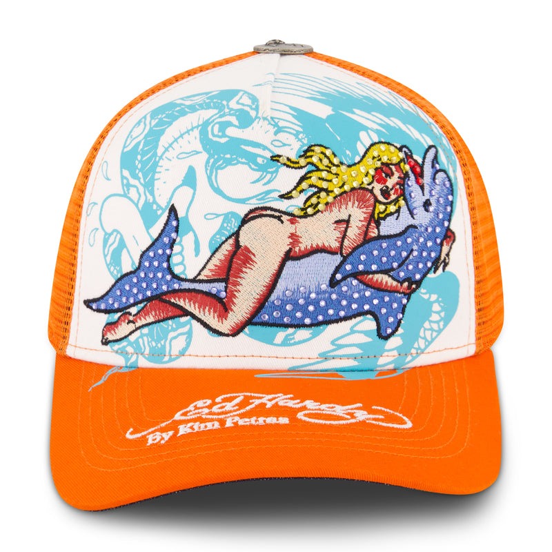 Ed Hardy Dolphin Girl Hat