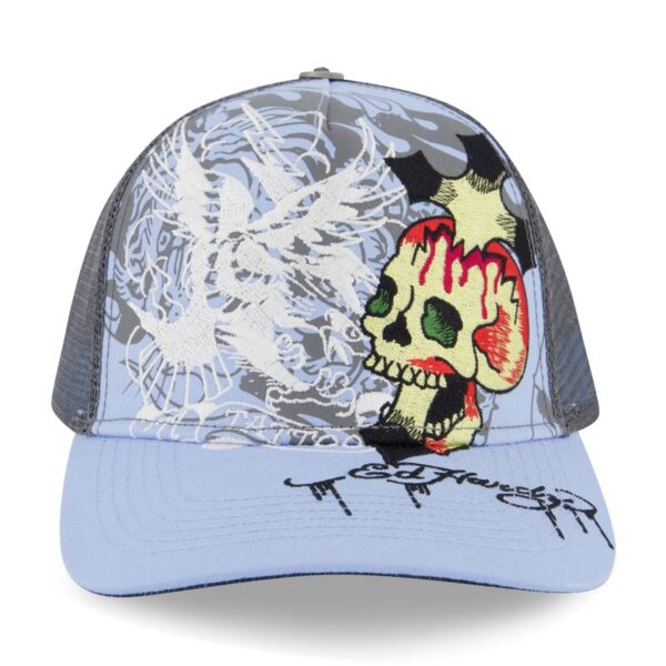 Ed Hardy Embroidered Eagle Skull Hat