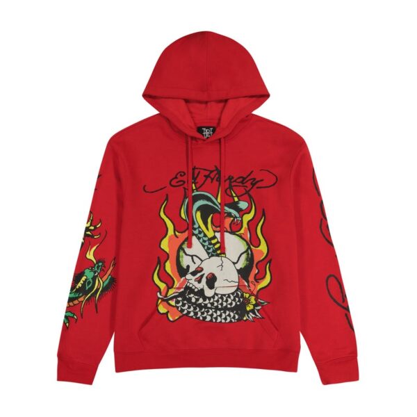 Ed Hardy Flame Cobra Hoodie