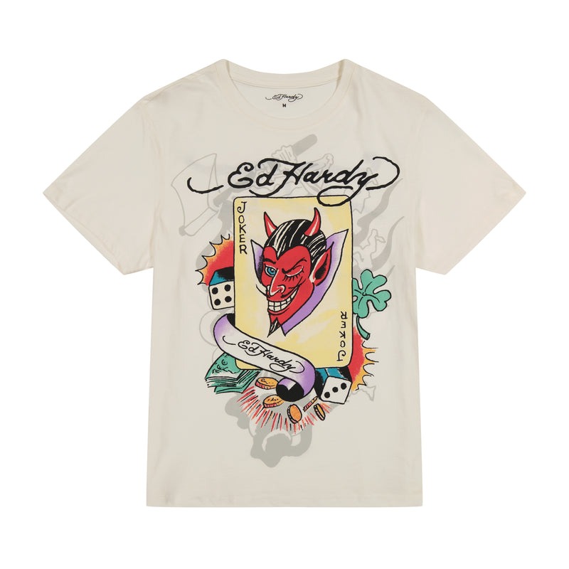 Ed Hardy Joker Throwback Tee