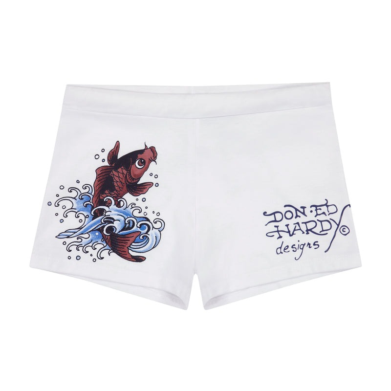 Ed Hardy Koi Fish Booty Shorts