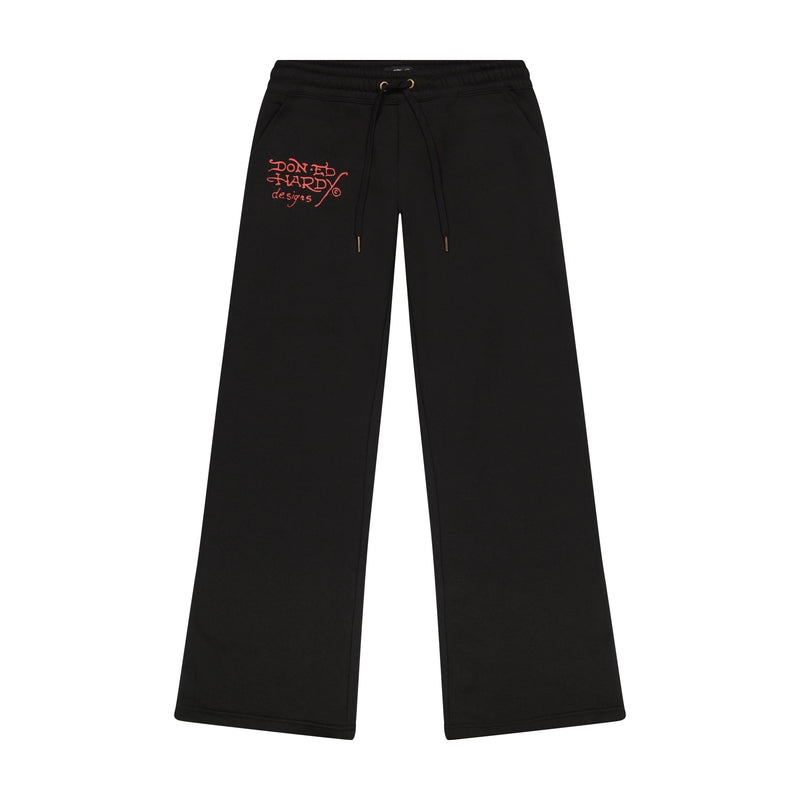 Ed Hardy LKS Skull Black Flared Sweatpant