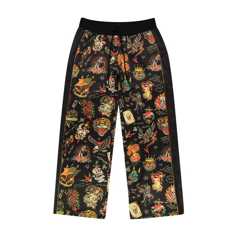 Ed Hardy Women's Flashboard Black Track Pant