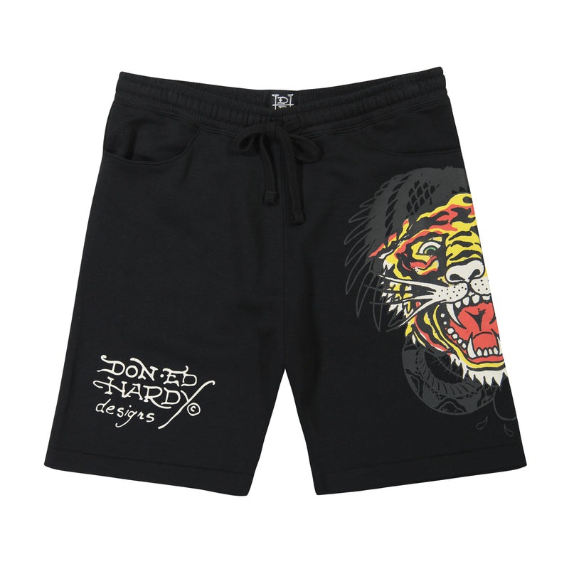 Ed Hardy Tiger Dagger Fleece Short